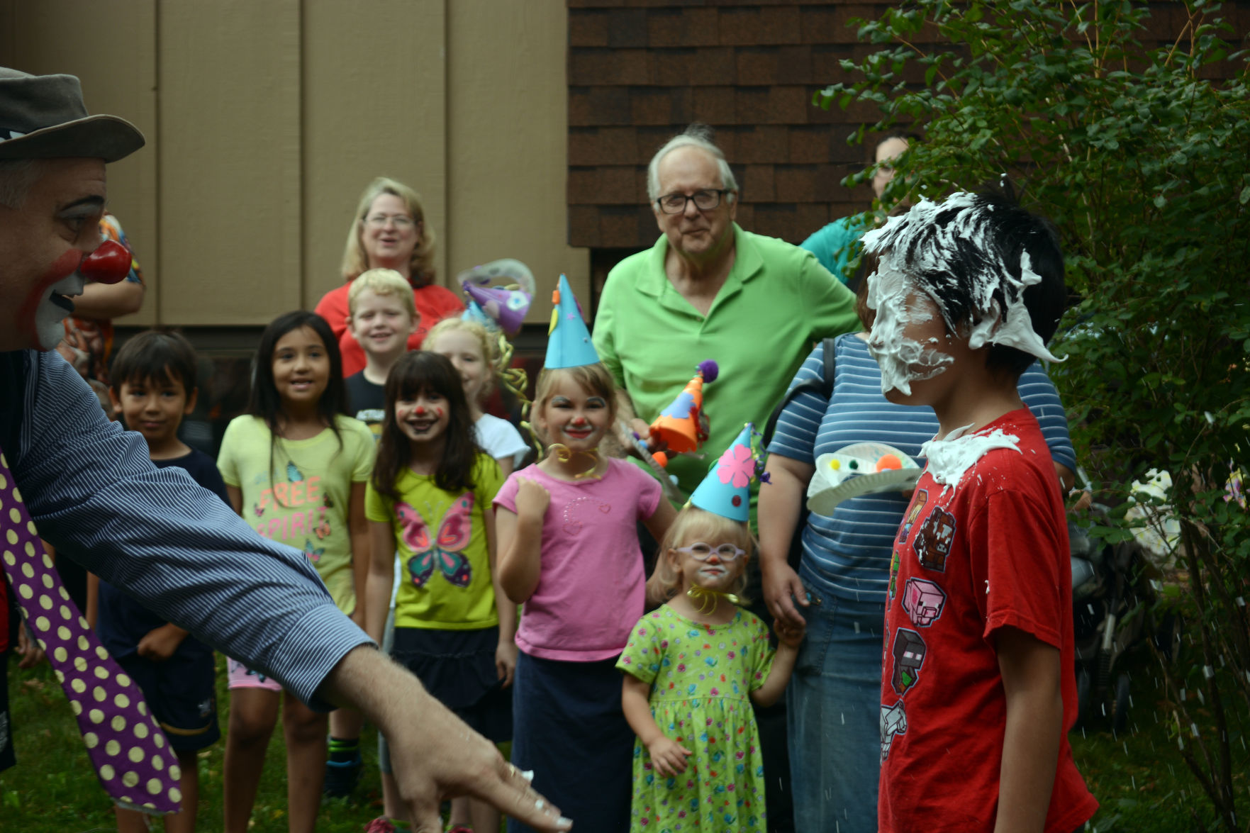 Kids clown around at Baraboo Public Library
